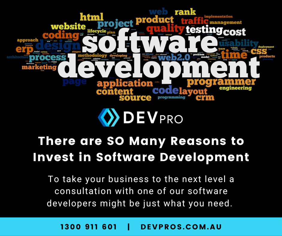There are SO Many Reasons to Invest in Software Development - Software Development Byron Bay - Devpro