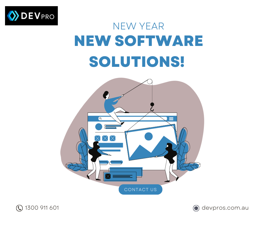 🎉 New Year, New Software Solutions! 🎉| Custom Software Development -Australia