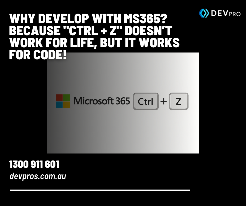 🚀 Why Develop with MS365? Because