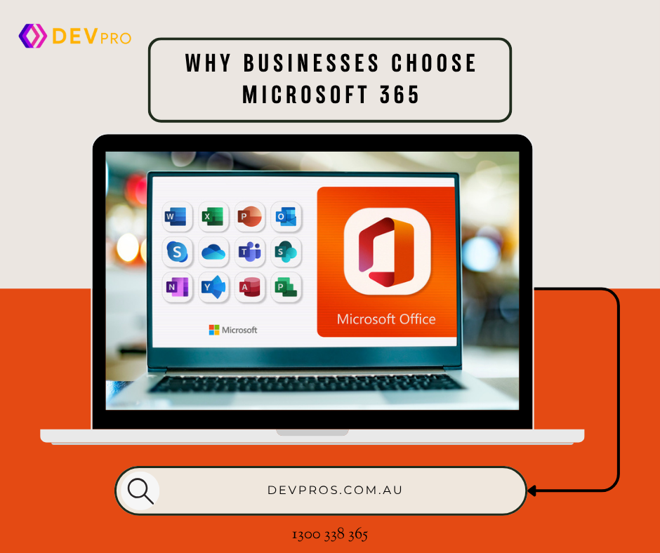 Why Businesses Choose Microsoft 365 | Custom Software Development -Australia