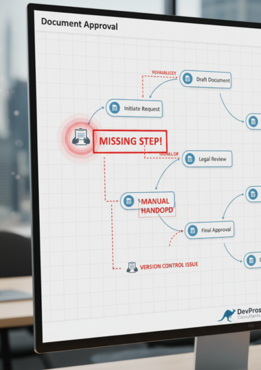 Manual document approval processes causing compliance breakdowns
